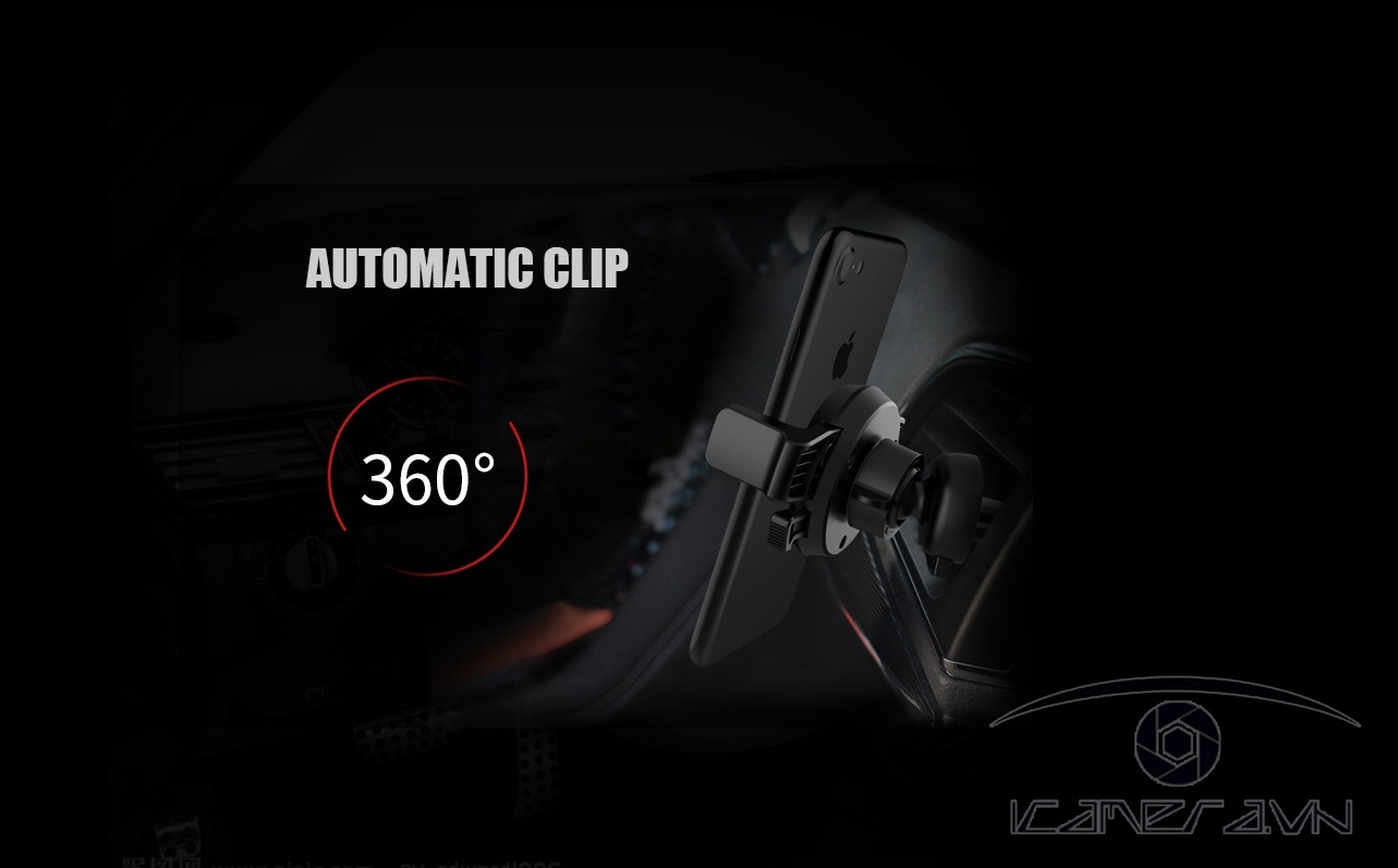 Giá đỡ điện thoại gắn khe gió điều hòa trên ô tô Joyroom JR-ZS127