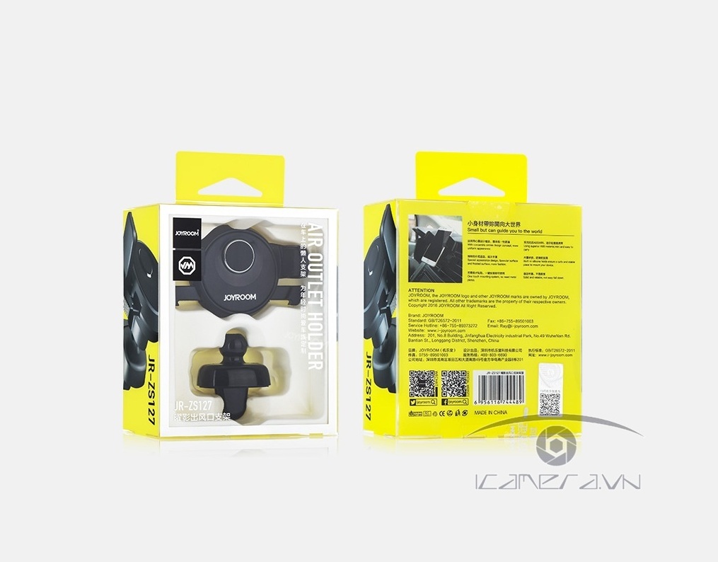 Giá đỡ điện thoại gắn khe gió điều hòa trên ô tô Joyroom JR-ZS127