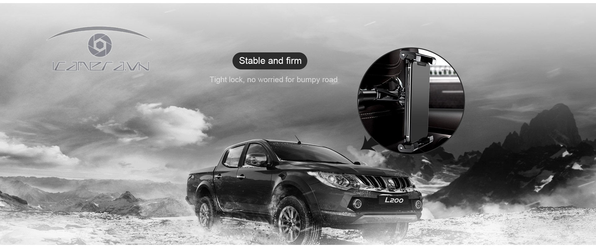 Giá đỡ iPad, điện thoại gắn ghế sau xe hơi Joyroom JR-ZS158