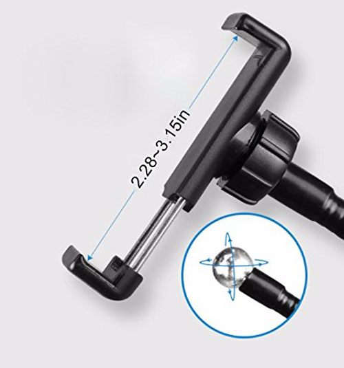 Bộ giá đỡ livestream có đèn LED 2 trong 1 kẹp thành bàn LSS-021