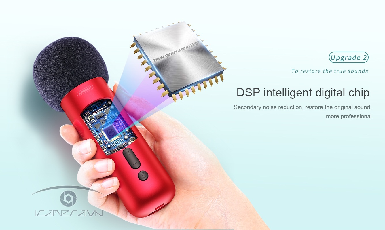 Mic hát karaoke, livestream cho điện thoại Joyroom JR-K1