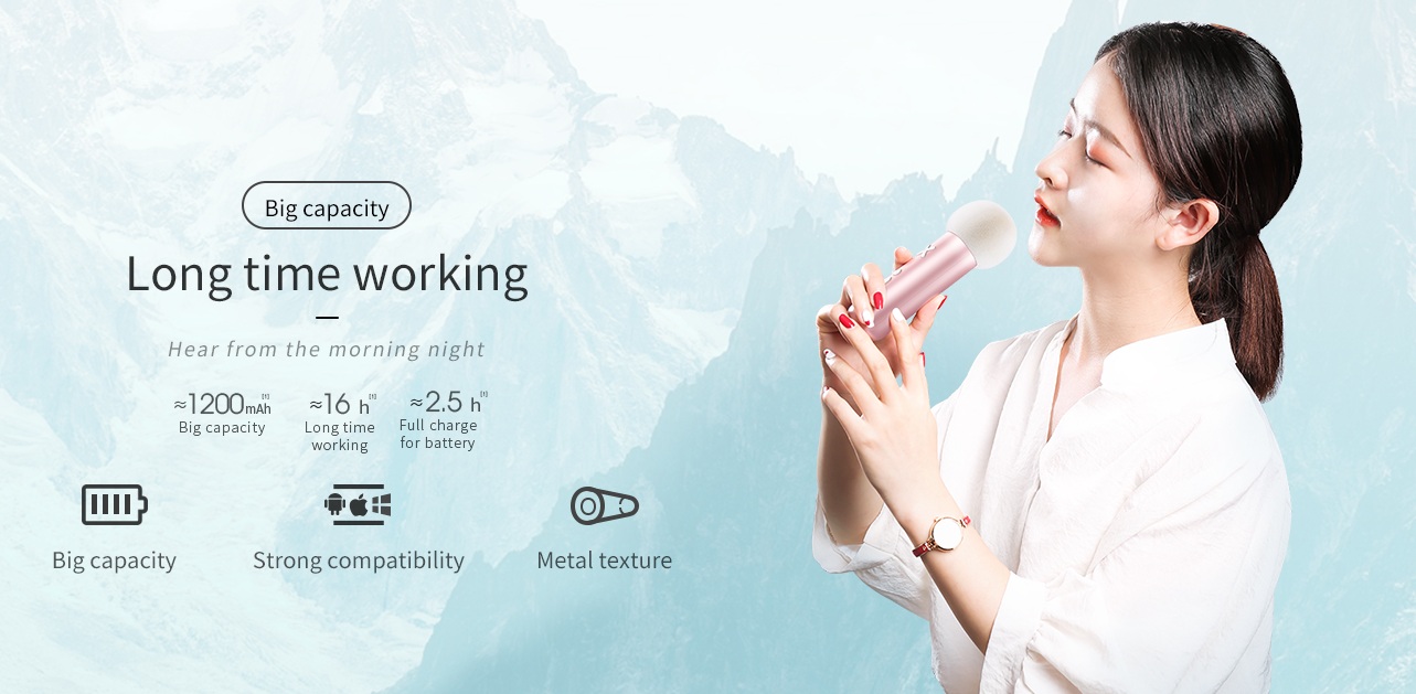 Mic hát karaoke, livestream cho điện thoại Joyroom JR-K1