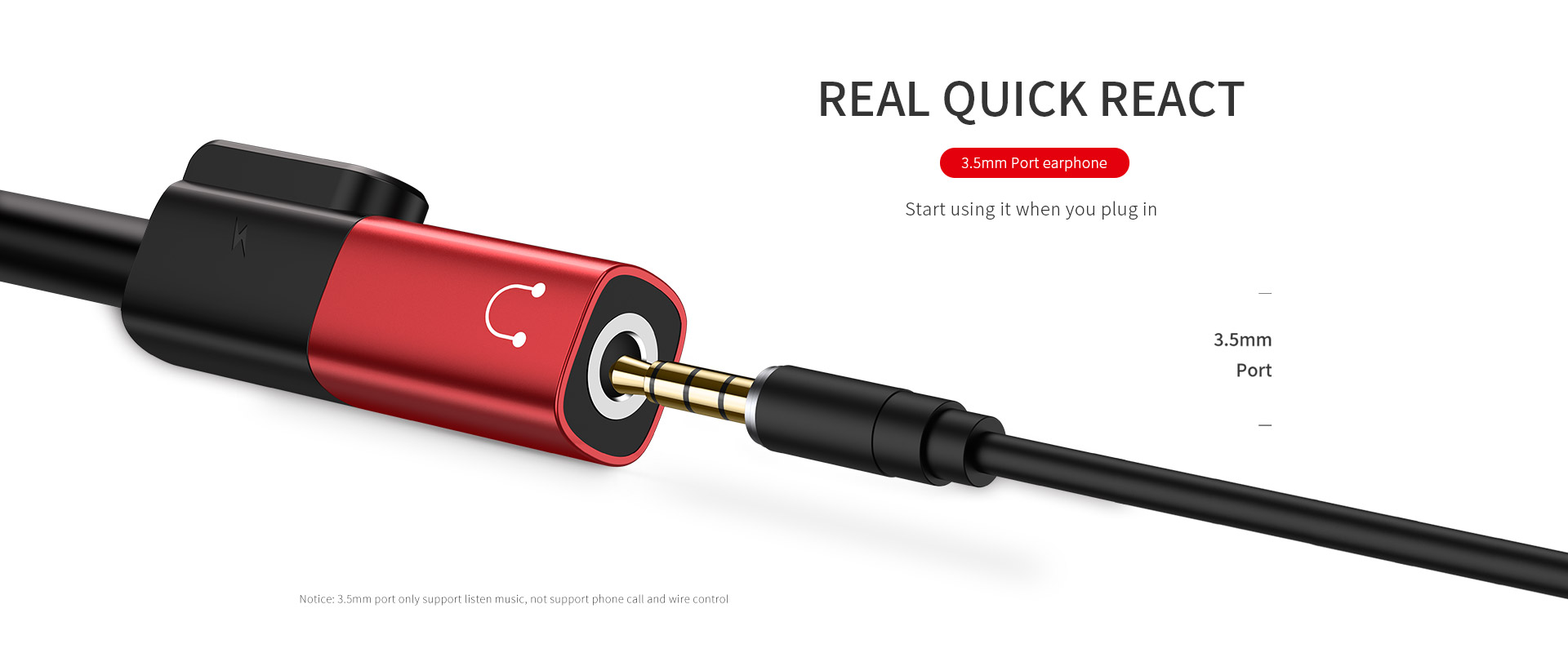 Cáp chuyển đổi lightning ra cổng sạc và giắc tai nghe 3.5mm - 2in1 adapter Joyroom S-M362