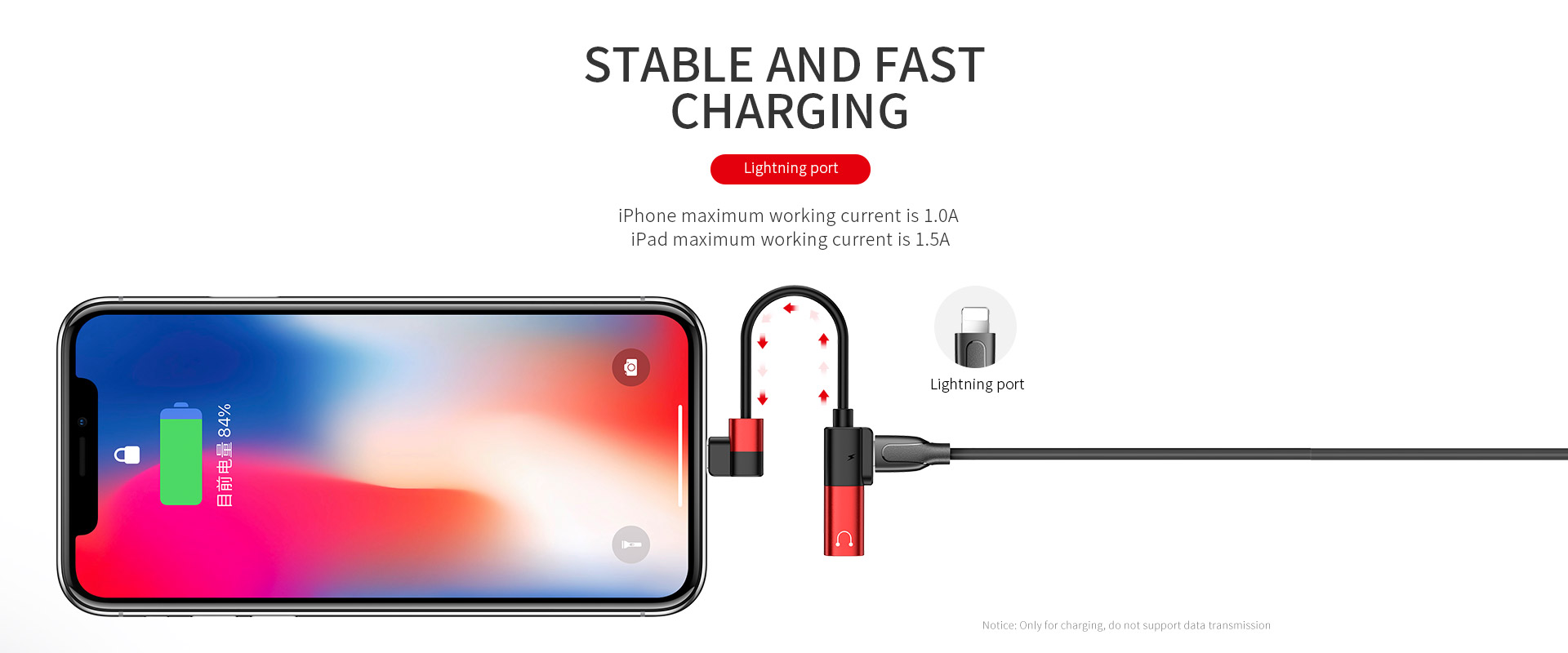 Cáp chuyển đổi lightning ra cổng sạc và giắc tai nghe 3.5mm - 2in1 adapter Joyroom S-M362