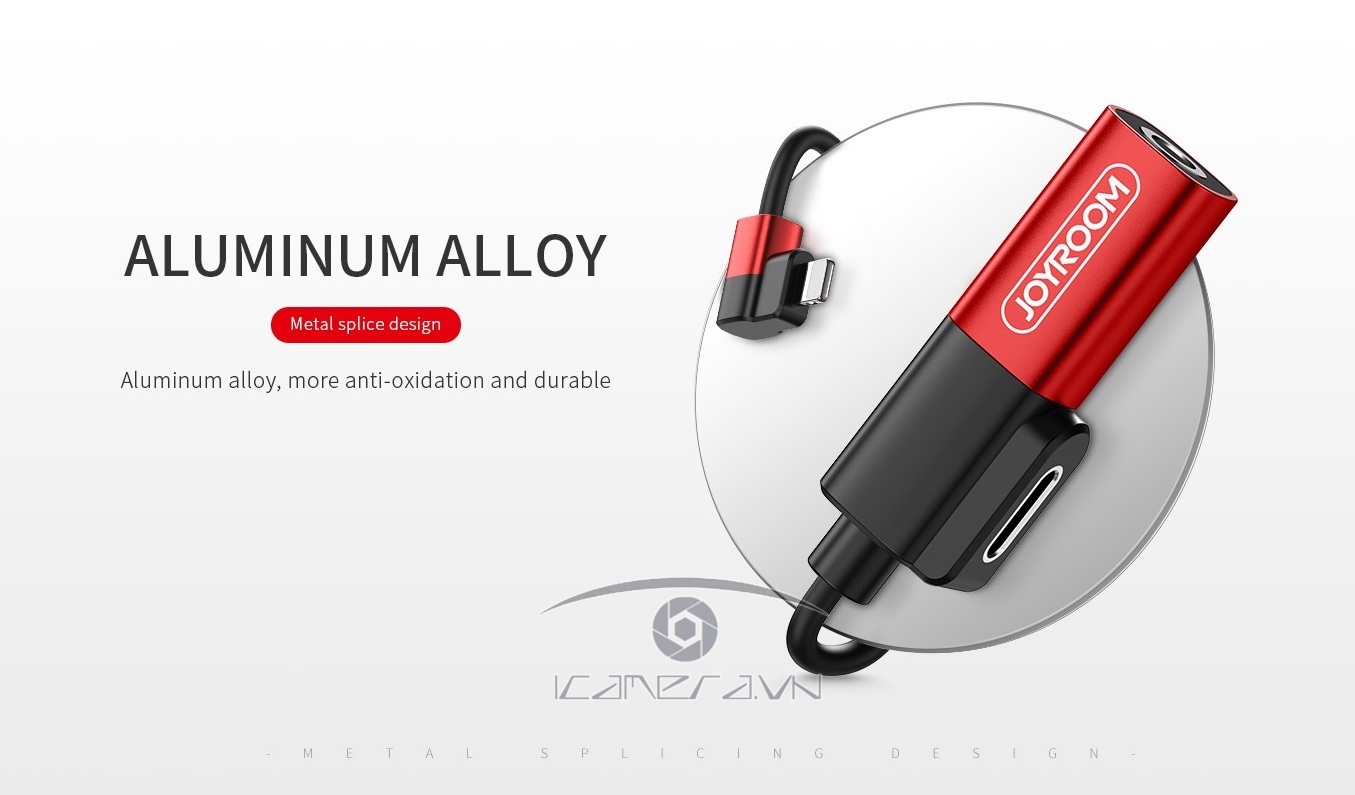 Cáp chuyển đổi lightning ra cổng sạc và giắc tai nghe 3.5mm - 2in1 adapter Joyroom S-M362
