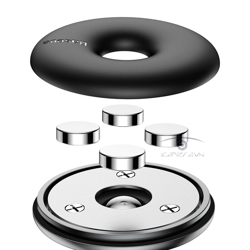 Giá đỡ điện thoại hút nam châm xoay 360 độ Baseus BAS-089