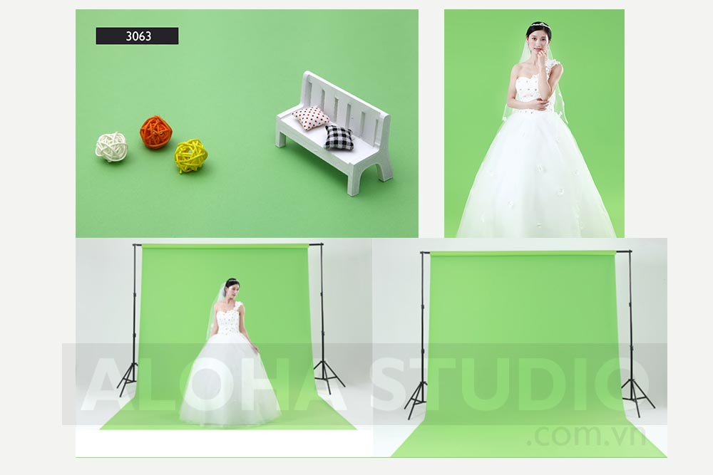 Kết quả hình ảnh cho phông đơn sắc aloha studio