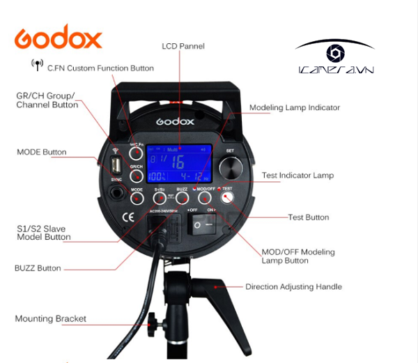 Đèn Godox Quicker 600II M