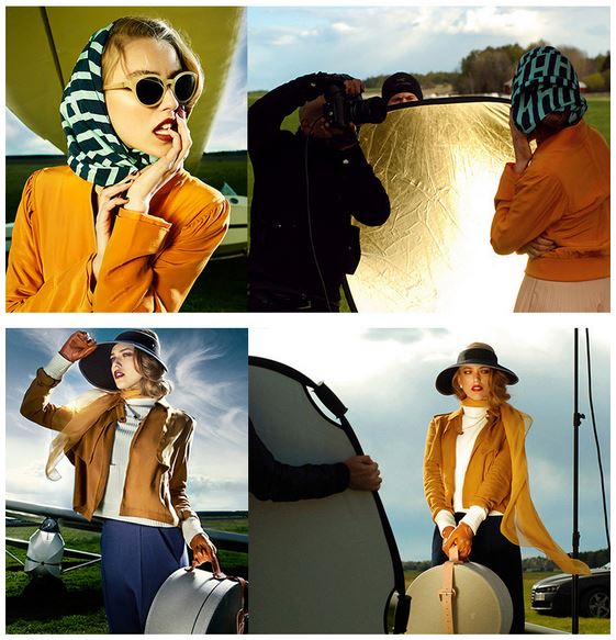 Hắt sáng 2 trong 1 đường kính 80cm