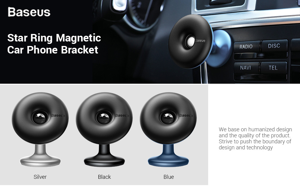 Giá đỡ điện thoại hút nam châm xoay 360 độ Baseus BAS-089
