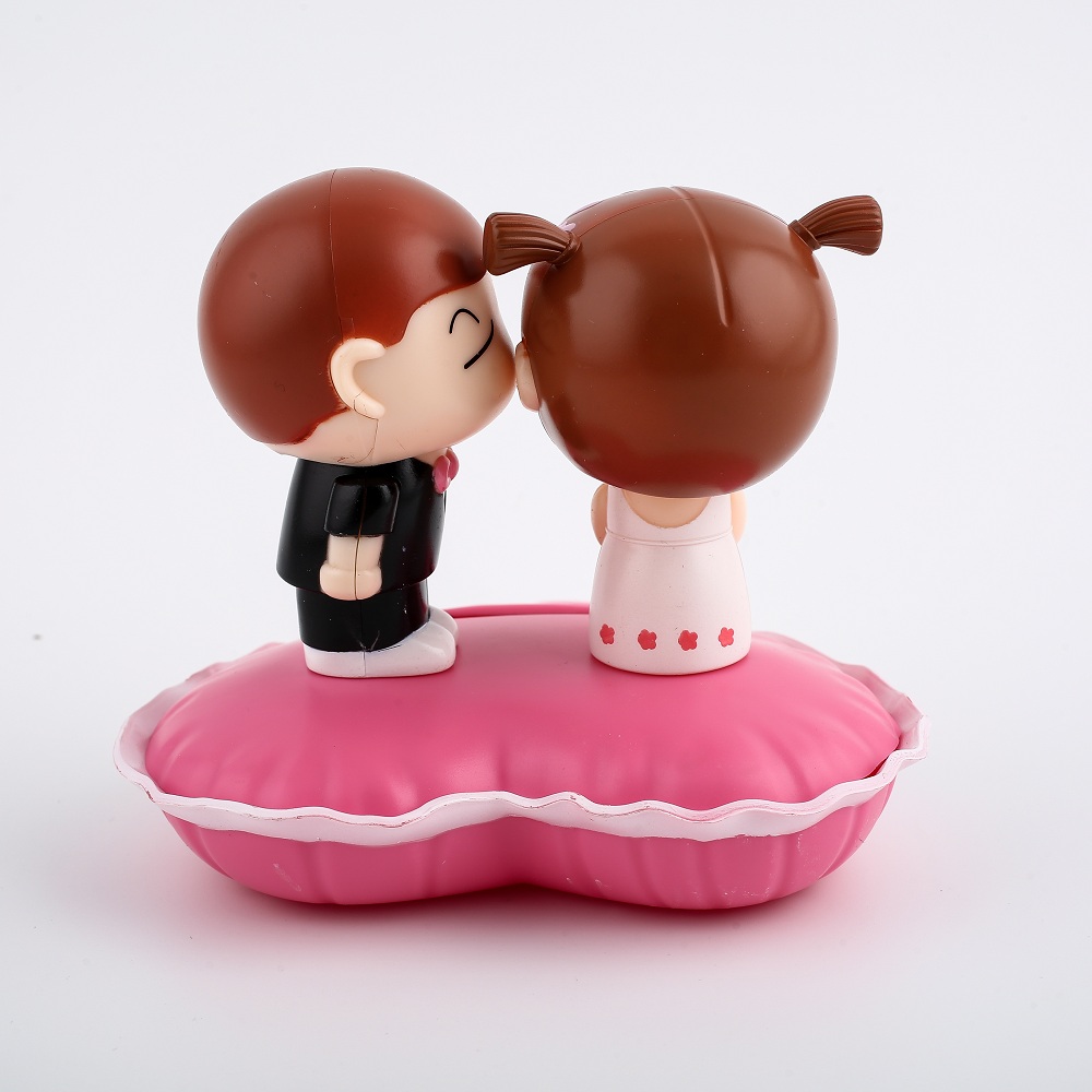 Búp bê tình yêu dùng năng lượng mặt trời trang trí xe hơi, nhà ở B-001