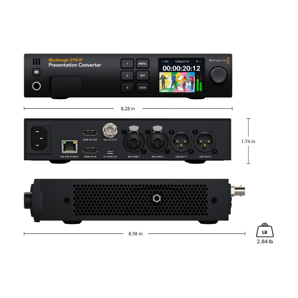 Blackmagic 2110 IP Presentation Converter