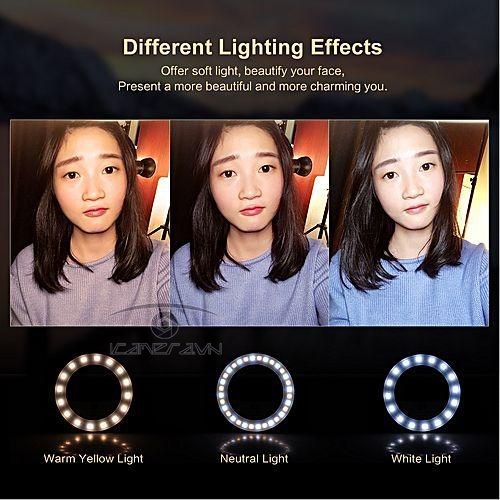 Led chụp ảnh selfie CN-MP3C 32 bóng tròn Nanguang Ring led