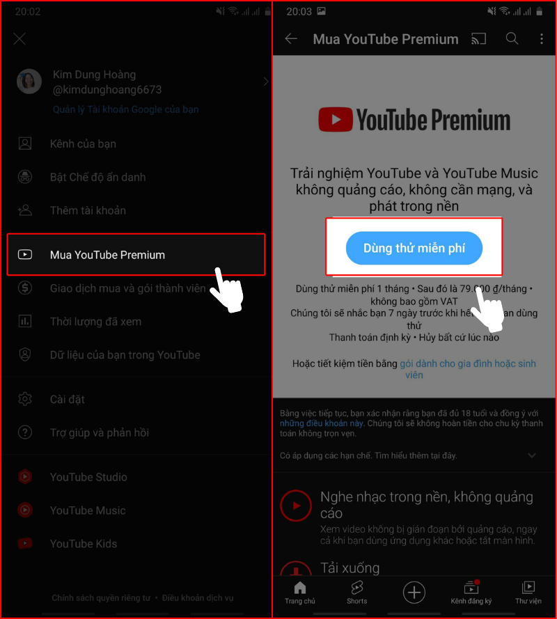 Cách đăng ký Youtube Premium ở Việt Nam