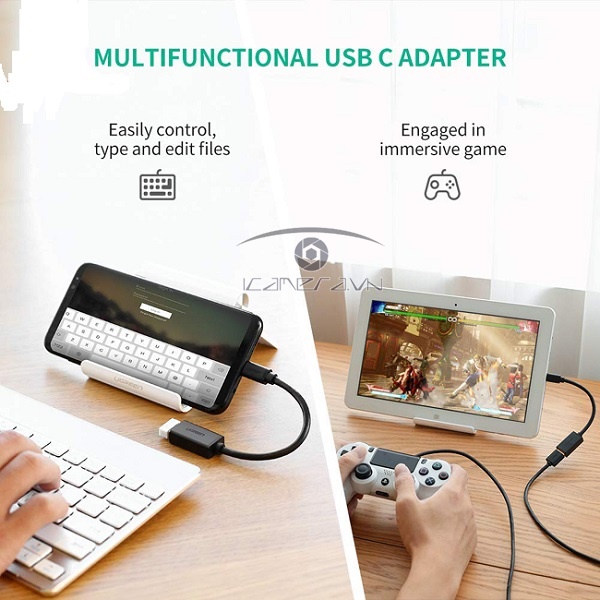 Cáp OTG USB Type C to USB 3.0 Ugreen 30701 chính hãng