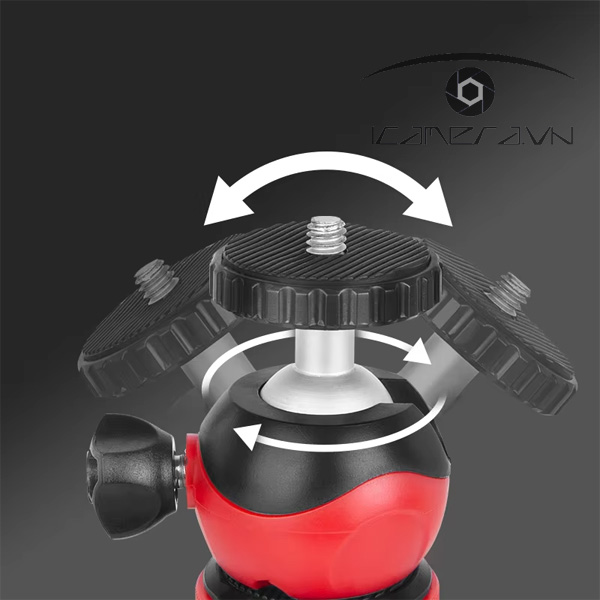 Chân tripod cho điện thoại/máy ảnh xoay 360 độ