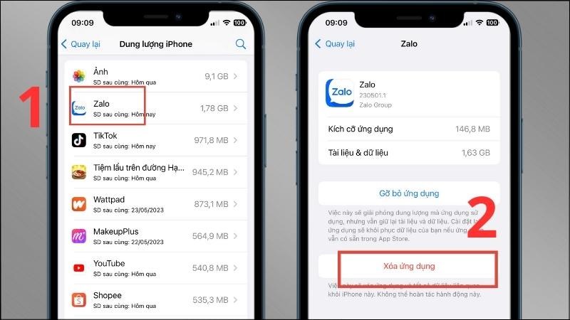 Cách xóa dung lượng ảo, dung lượng khác trên iPhone đơn giản