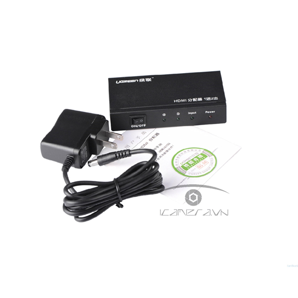 Bộ chia HDMI 1 ra 2 Ugreen UG- 40201 FullHD@60Hz