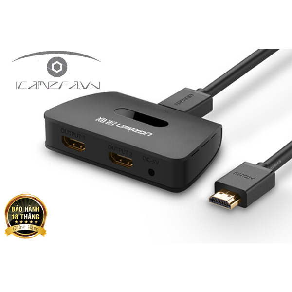 Bộ chia HDMI 1 ra 2 Chính hãng Ugreen 40207