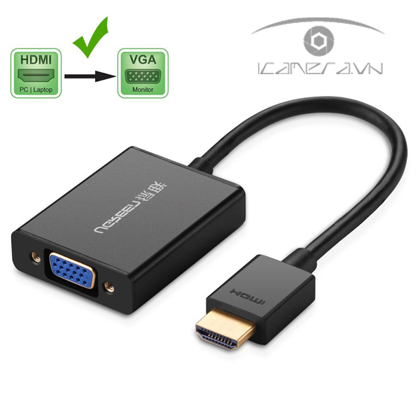 Cáp chuyển HDMI to VGA UGREEN 40233 cao cấp