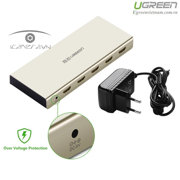 Bộ chia tín hiệu HDMI 1 ra 4 cao cấp Ugreen 40277