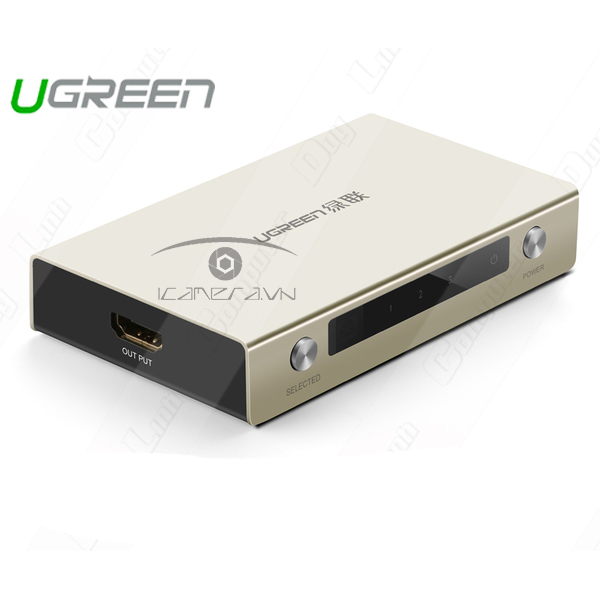 Bộ chia HDMI 3 in 1 out Ugreen UG-40278 có điều khiển hỗ trợ 4K*2K
