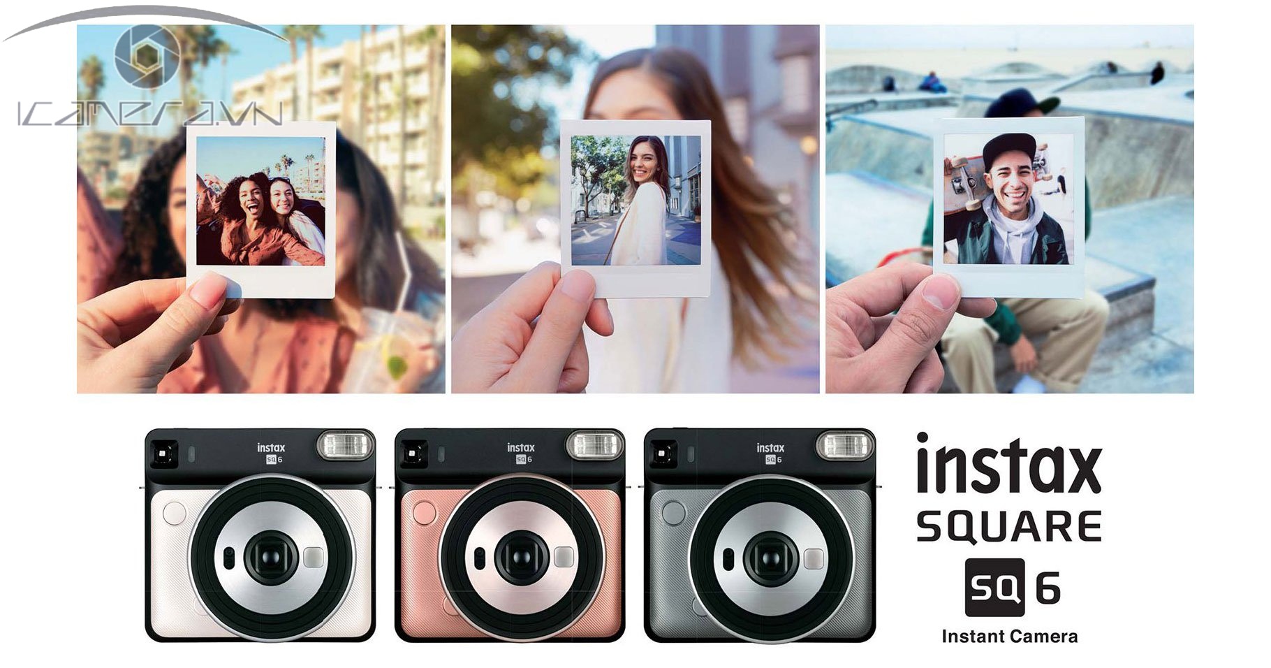 Máy chụp ảnh lấy ngay Fujifilm Instax Square SQ6