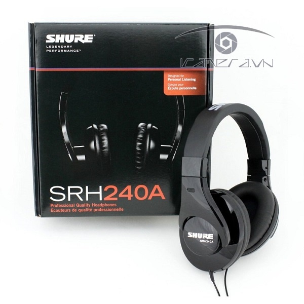 Tai Nghe Kiểm Âm Closed-Back Shure SRH240A