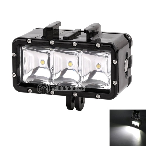 Đèn LED chống nước, lặn biển cho Gopro kèm pin sạc GL-30