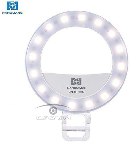 Led chụp ảnh selfie CN-MP3C 32 bóng tròn Nanguang Ring led