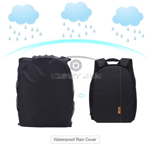 Balo camera máy ảnh Caden D7 mua có kèm áo mưa