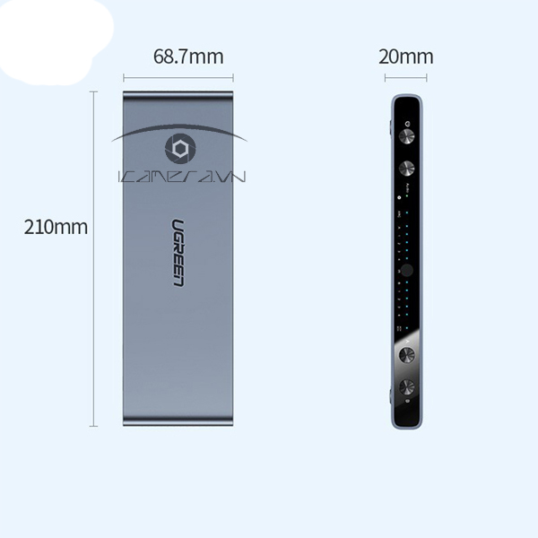 Bộ gộp,chia tín hiệu HDMI 2.0 Matrix 4 vào 2 ra Ugreen 70435