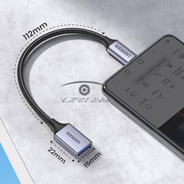 Cáp OTG USB Type C to USB 3.0 Ugreen 70889 chính hãng