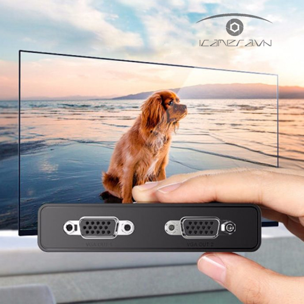 Bộ chia VGA 1 ra 2 chính hãng hỗ trợ Full HD Ugreen 80190