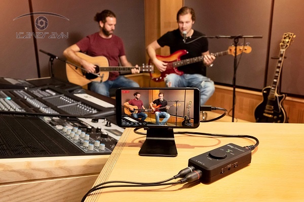 iRig Stream - Thiết Bị Thu Âm Livestream Stereo Chuẩn 24bit