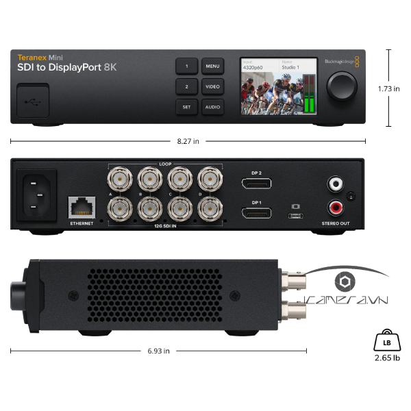 BlackMagic Teranex Mini SDI to DisplayPort 8K HDR