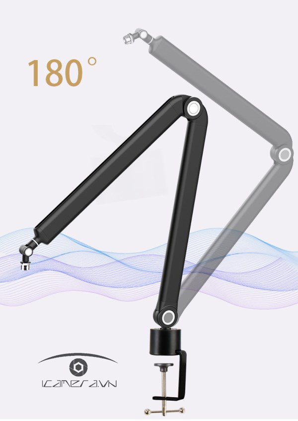 Giá treo micro thu âm gắn thành bàn NNS-A35