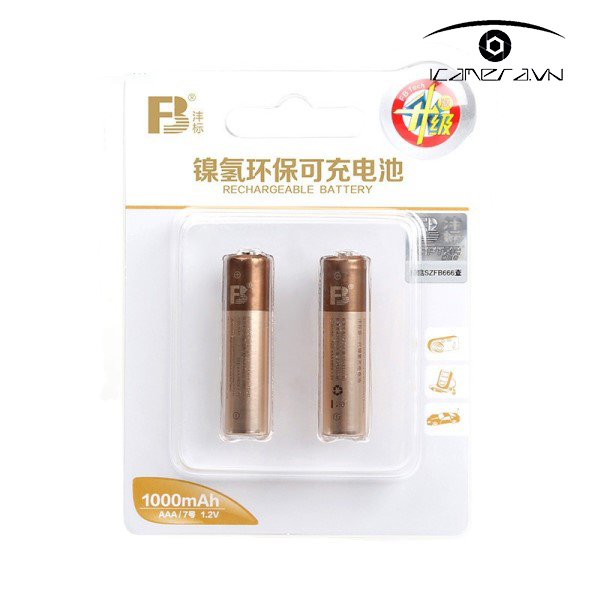 Pin sạc AAA dung lượng 1000mAh hãng FB