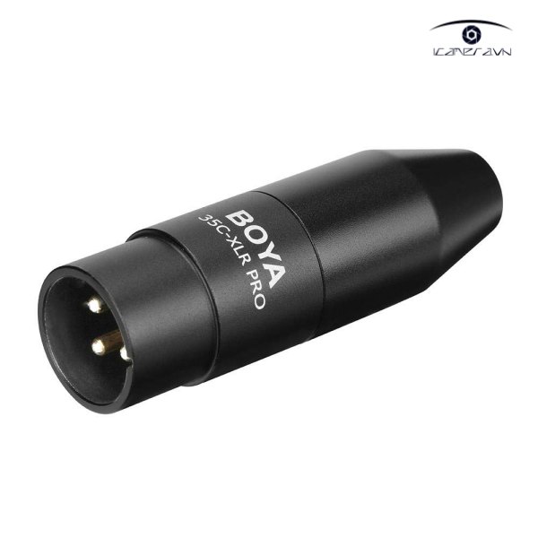 Adapter 3.5mm sang XLR chuyen doi dien nang BOYA BY-XLR Pro gia re ha noi