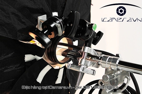 Adapter clamp gá kẹp đôi boom arm và light stand phụ kiện studio