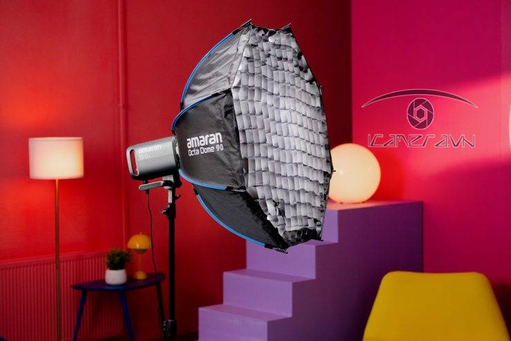 Softbox tản sáng amaran Octa Dome 90