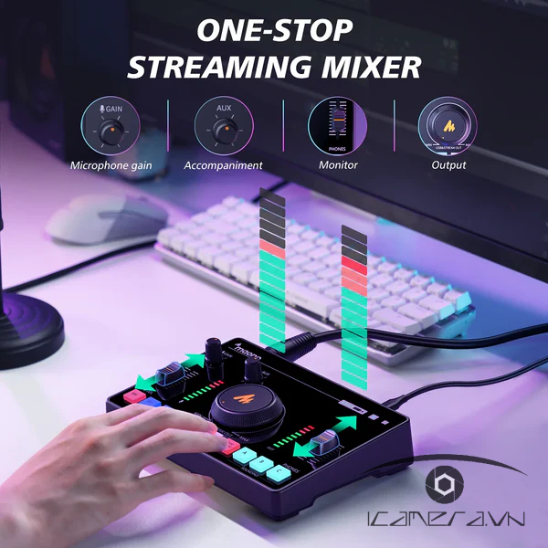 Maonocaster AMC2 NEO Bộ trộn âm thanh phát trực tuyến