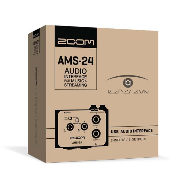 Soundcard thu âm Zoom AMS-24