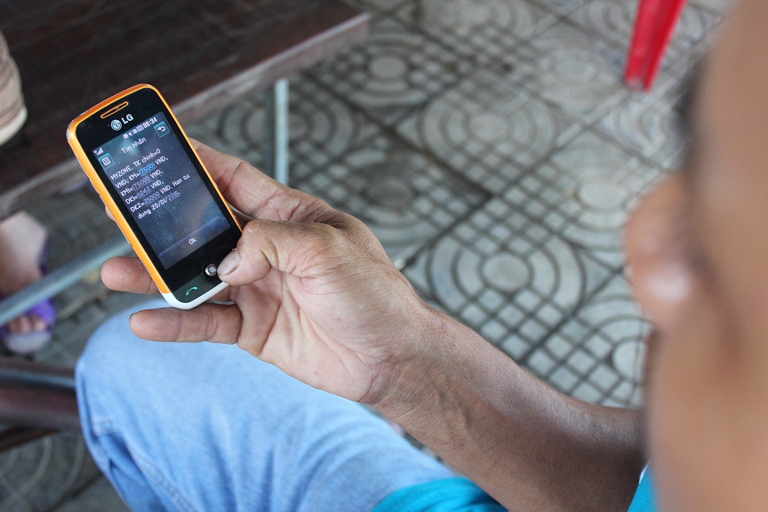 Anh Quảng nộp tiền thành công nhưng sau đó bị nhà mạng