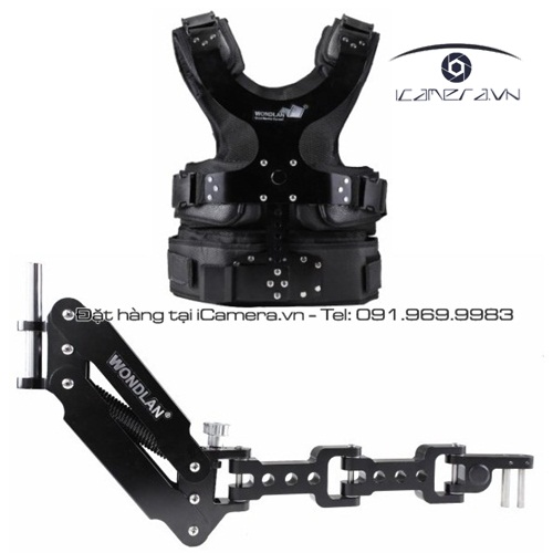 Áo giáp và tay trợ lực steadicam Body Vest and Magic Arm LE303
