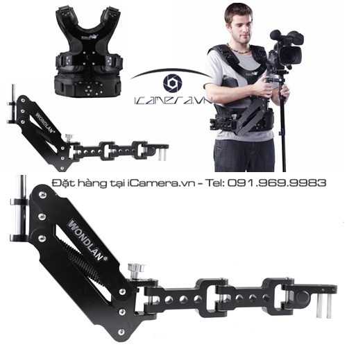Áo giáp và tay trợ lực steadicam Body Vest and Magic Arm LE303