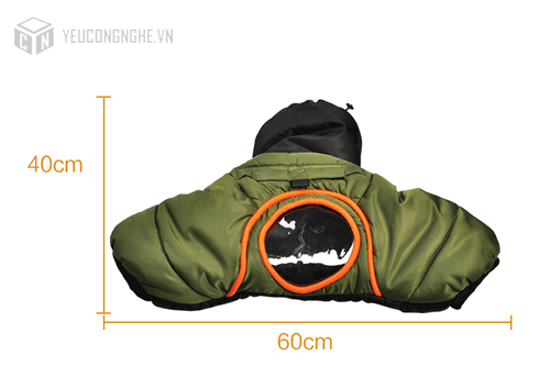 Áo khoác bảo vệ máy ảnh, lens kiêm áo mưa cho camera PC-002