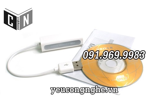 Thiết bị cáp kết nối Macbook Air, Macbook Pro với cổng Ethernet (LAN) - USB Ethernet Adapter