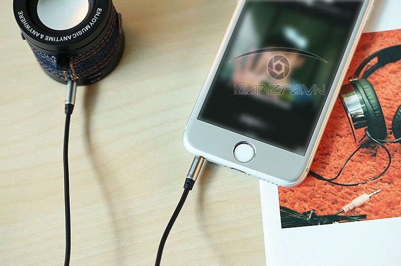 Dây cáp âm thanh Audio 3.5 AUX Remax dài 2m