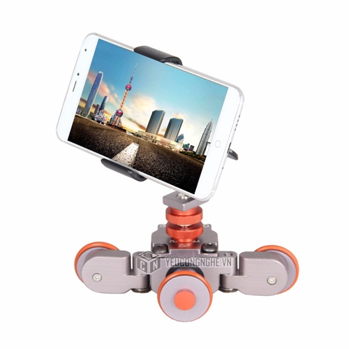 Autodolly bộ trượt 3 bánh tự động cho máy ảnh DSLR hãng Yelangu
